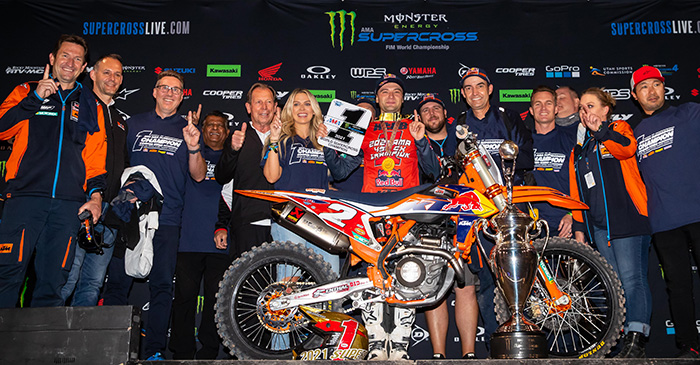 Cooper Webb 2021 AMA Supercross 450SX Champion