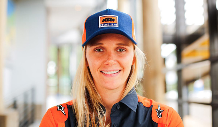 Enduro queen Kirsten Landman