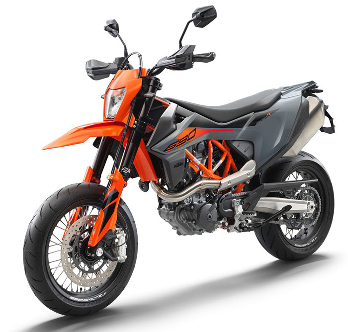 KTM 690 SMC R 2021 front left