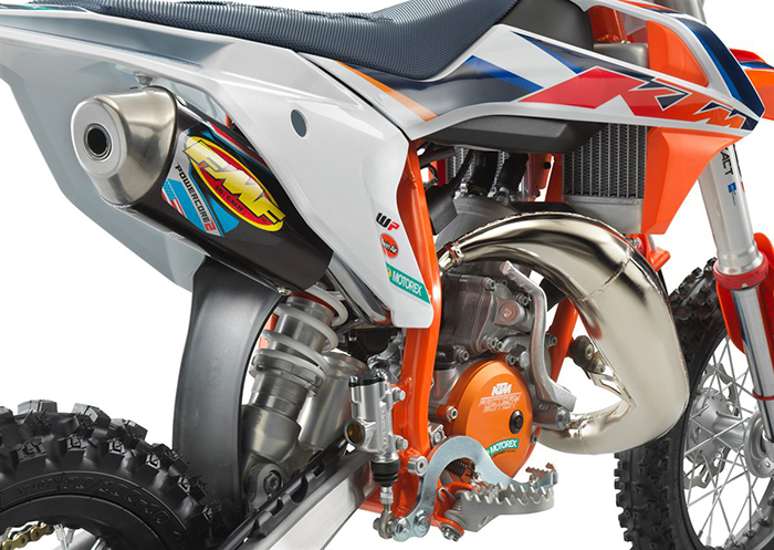 KTM 50 SX Factoy Edt 2021 detail exhaust