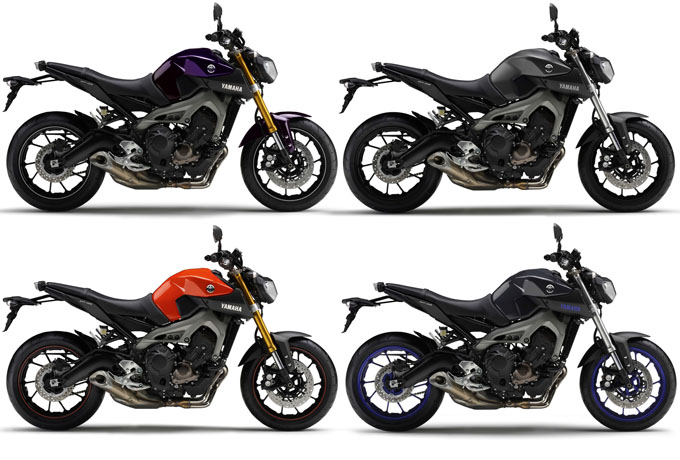 Yamaha 2014 MT colours